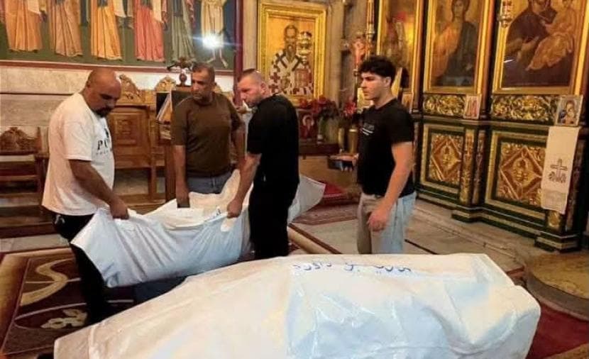 Jerusalem Patriarch mourns two martyrs