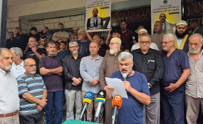 حماس في لبنان تحتفي بذكرى استشهاد السنوار
