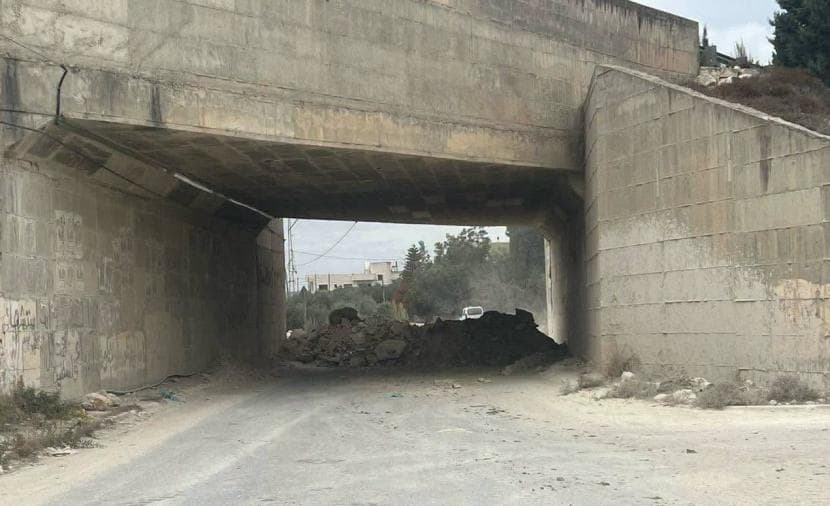 إغلاق مادما وواد الربابة في نابلس وسلوان