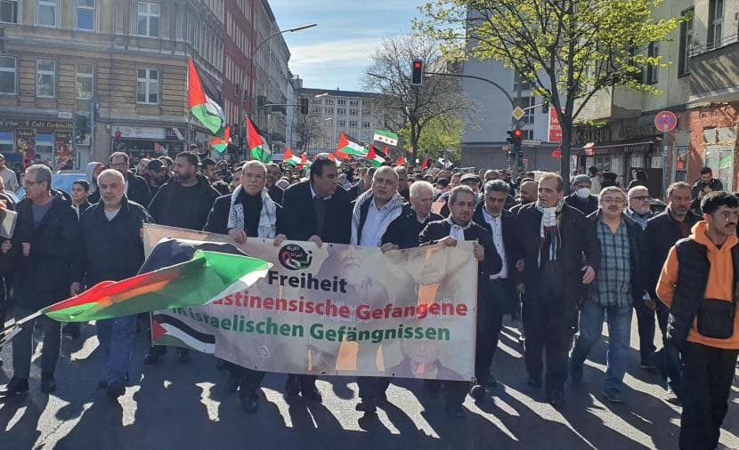Berlin Protest in Support of Palestine