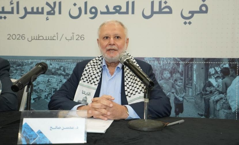 صالح: مجازر غزة غيرت صورة الاحتلال ودعمت قضية فلسطين
