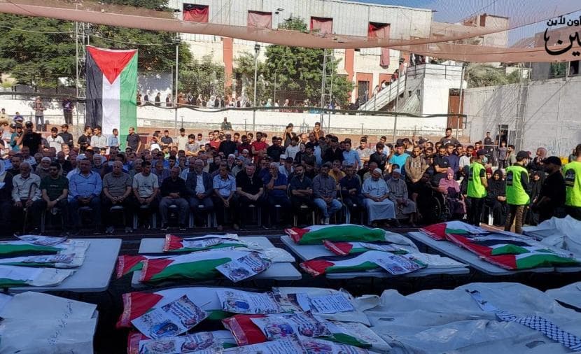 Palestinian families mourn 75 martyrs in Gaza after 3 years