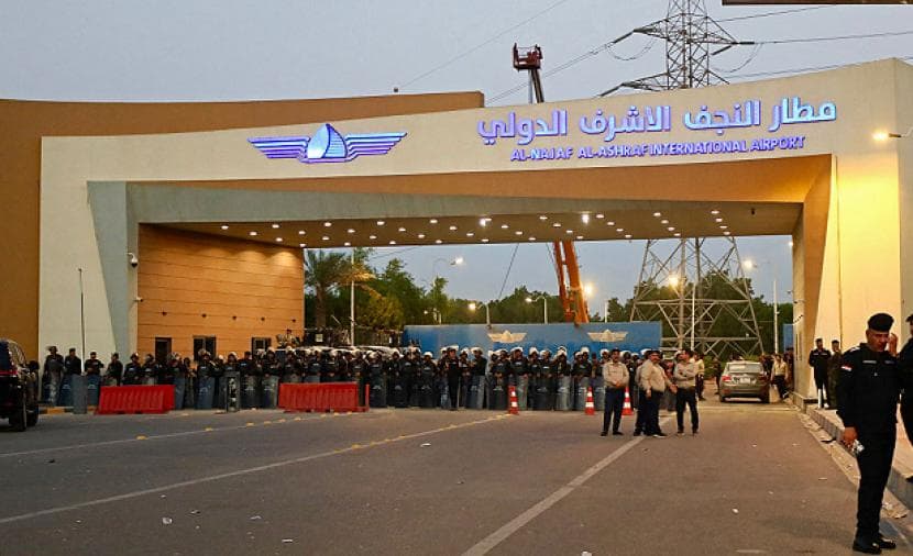 العراق يعيد رحلاته مع إيران عبر النجف