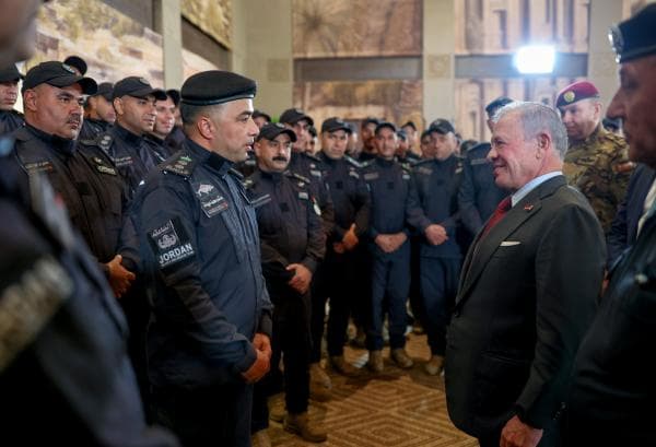King welcomes Jordanian rescue team