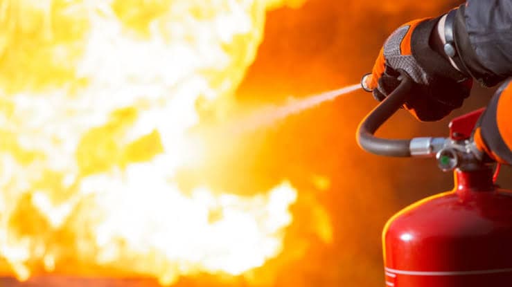 Chemical fire at Aqaba factory yard