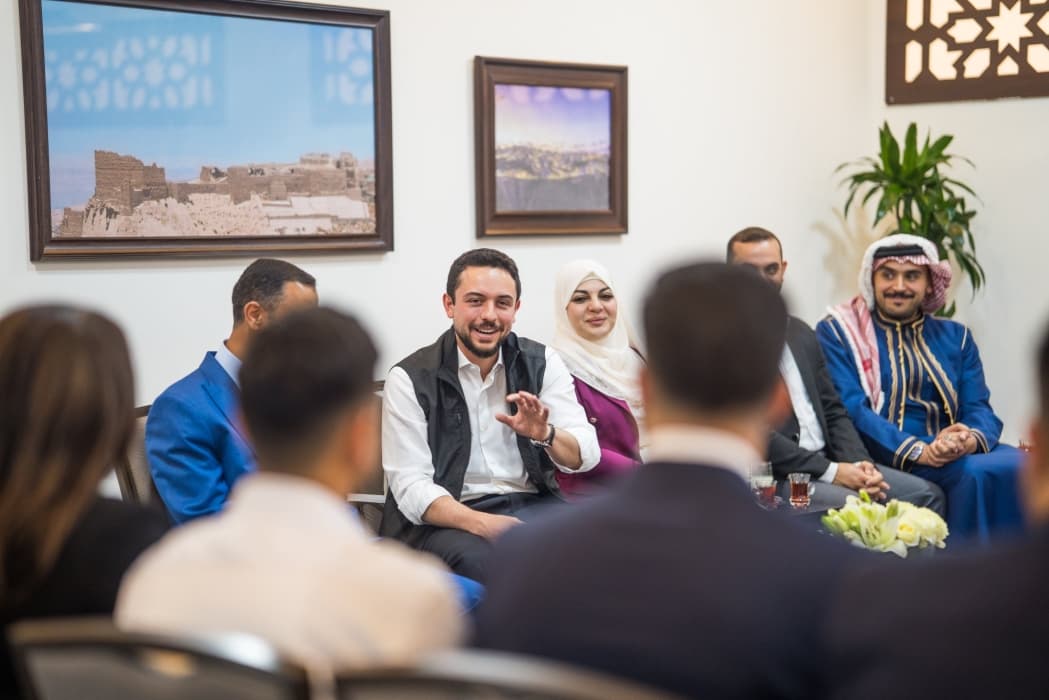 Crown Prince greets Karak youth