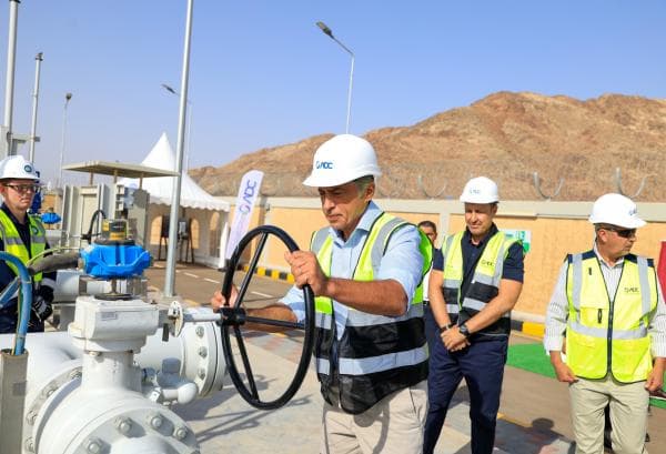 Hassan Opens Two Gas Stations in Aqaba