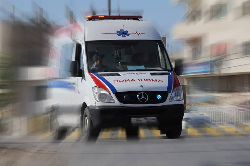 حادث تصادم يوقع إصابتين على طريق عمان إربد