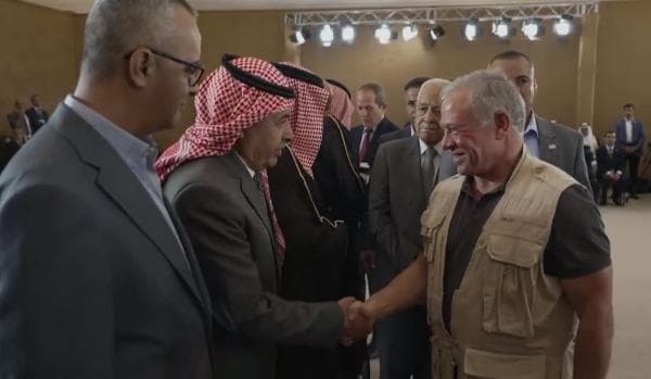 King's meeting in Ma'an discusses achievements with 180 attendees