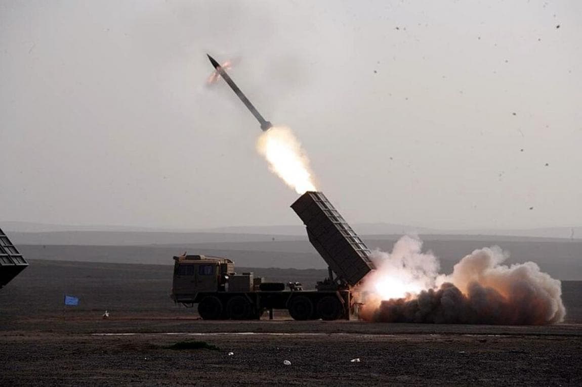Iranian missiles enter airspace