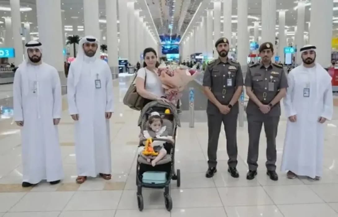 Jordanian girl in Dubai after ruler-sponsored treatment