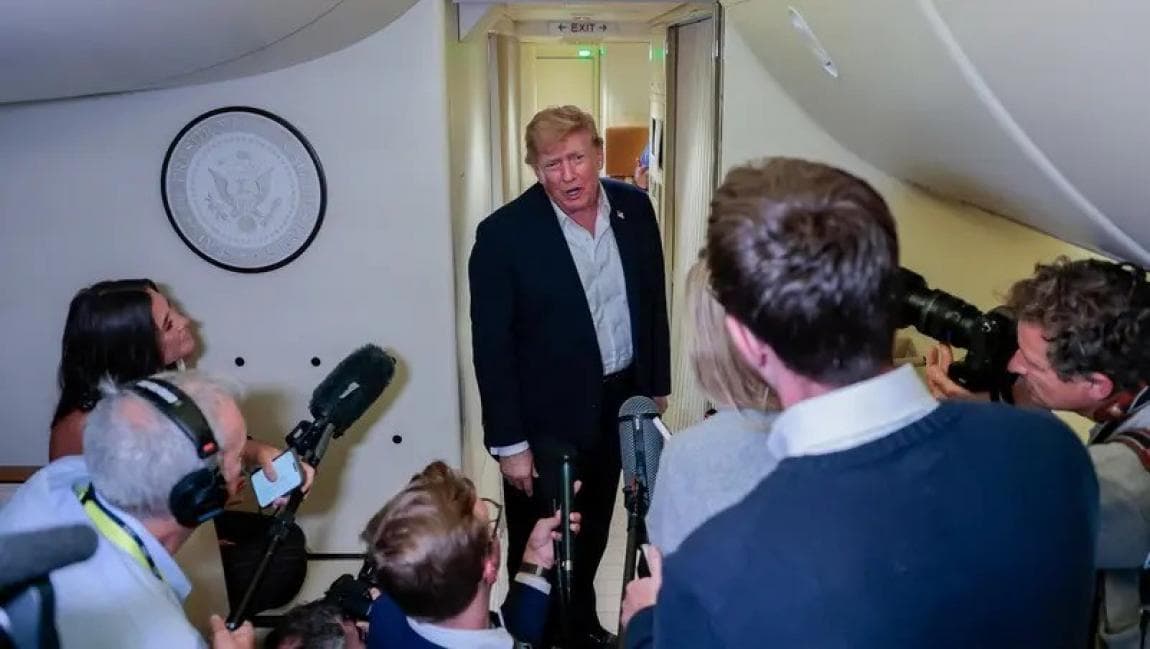 Trump: Weapons Sent to Our Forces