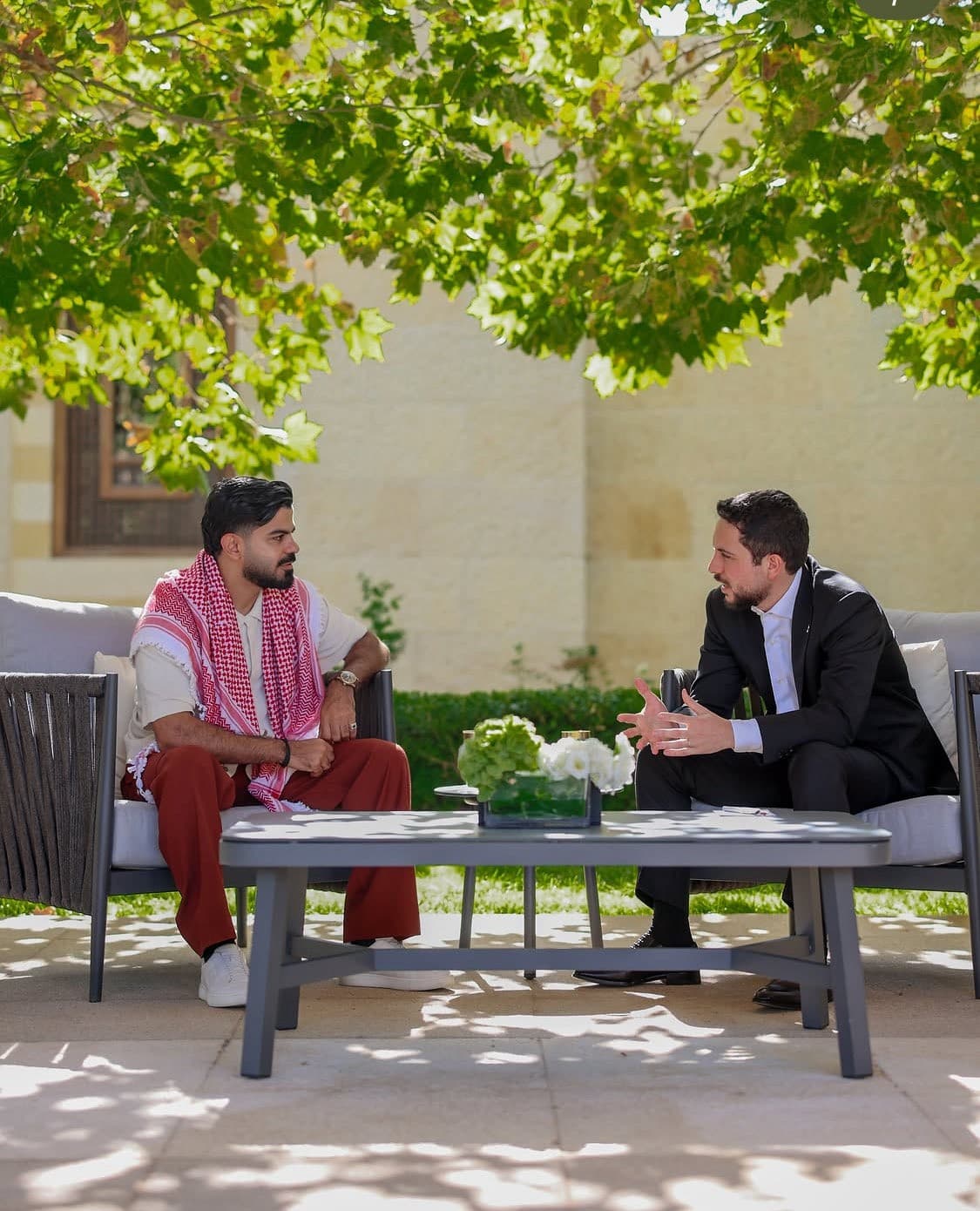 Crown Prince meets Joe Hattab