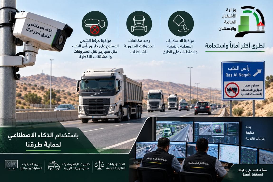 كاميرات مراقبة لمخالفات الشحن