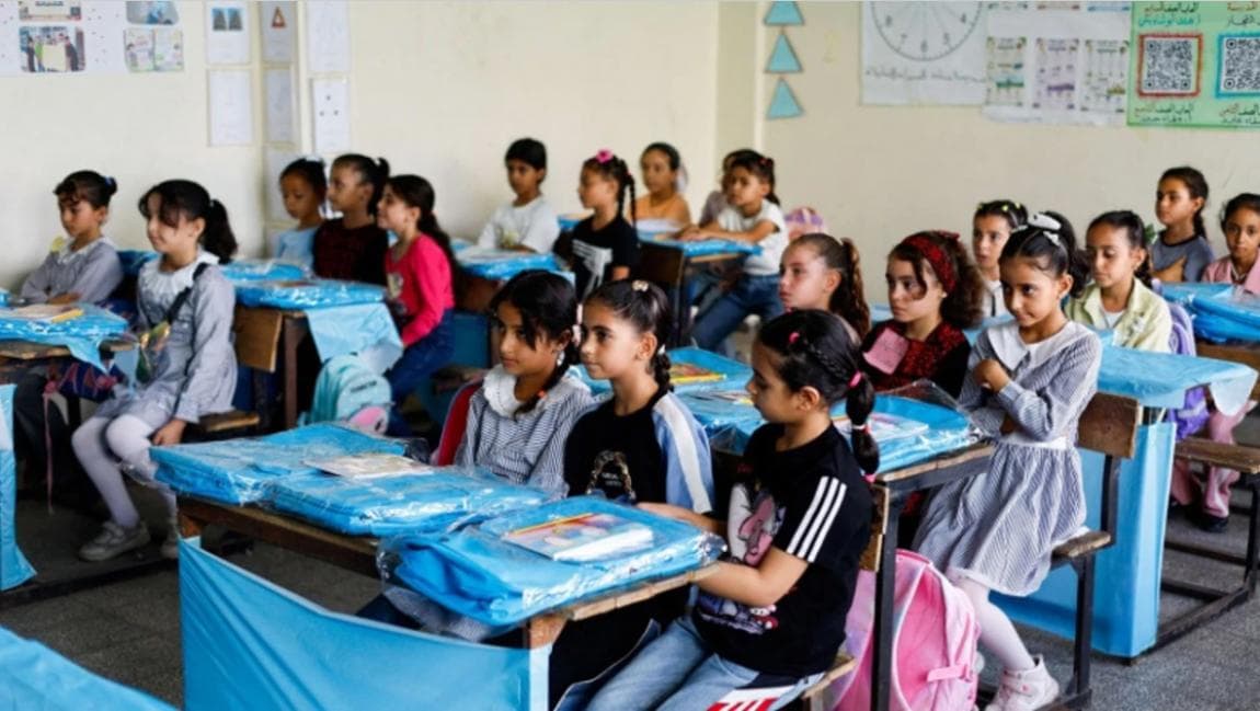 بداية الدراسة الحضورية في غزة بعد 3 سنوات