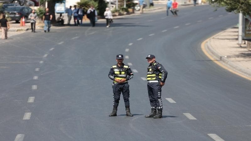 Traffic closures in Amman on Friday dawn