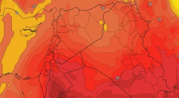 Aqaba area's temperatures exceed Gulf levels