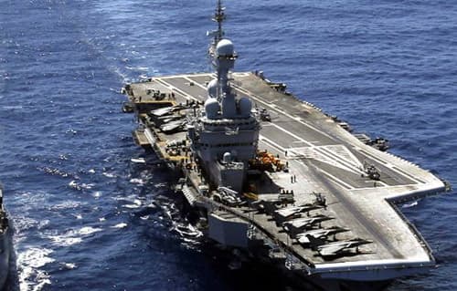 French Navy reports fire on Charles De Gaulle