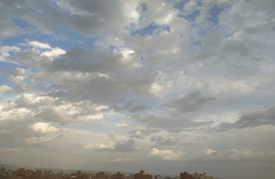 Light rain and clouds cover Sohag