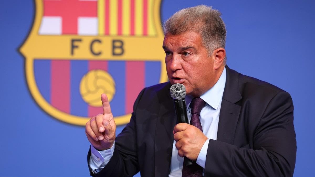 لابورتا يكشف أهداف برشلونة للموسم