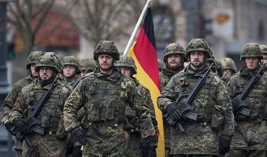 Germany military personnel hit 13-year high