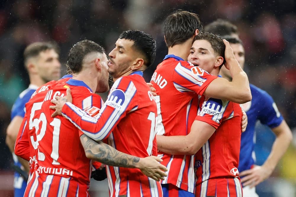 Predicted Atlético Madrid lineup for Real Madrid