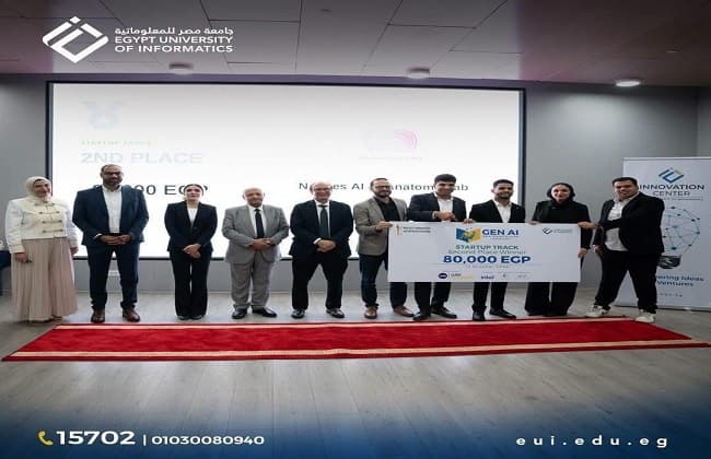 طلاب هندسة المنصورة يفوزون بالمركز الثاني في هاكاثون الذكاء الاصطناعي