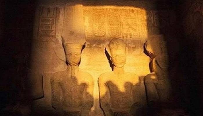 شمس أبو سمبل تشرق على رمسيس الثاني
