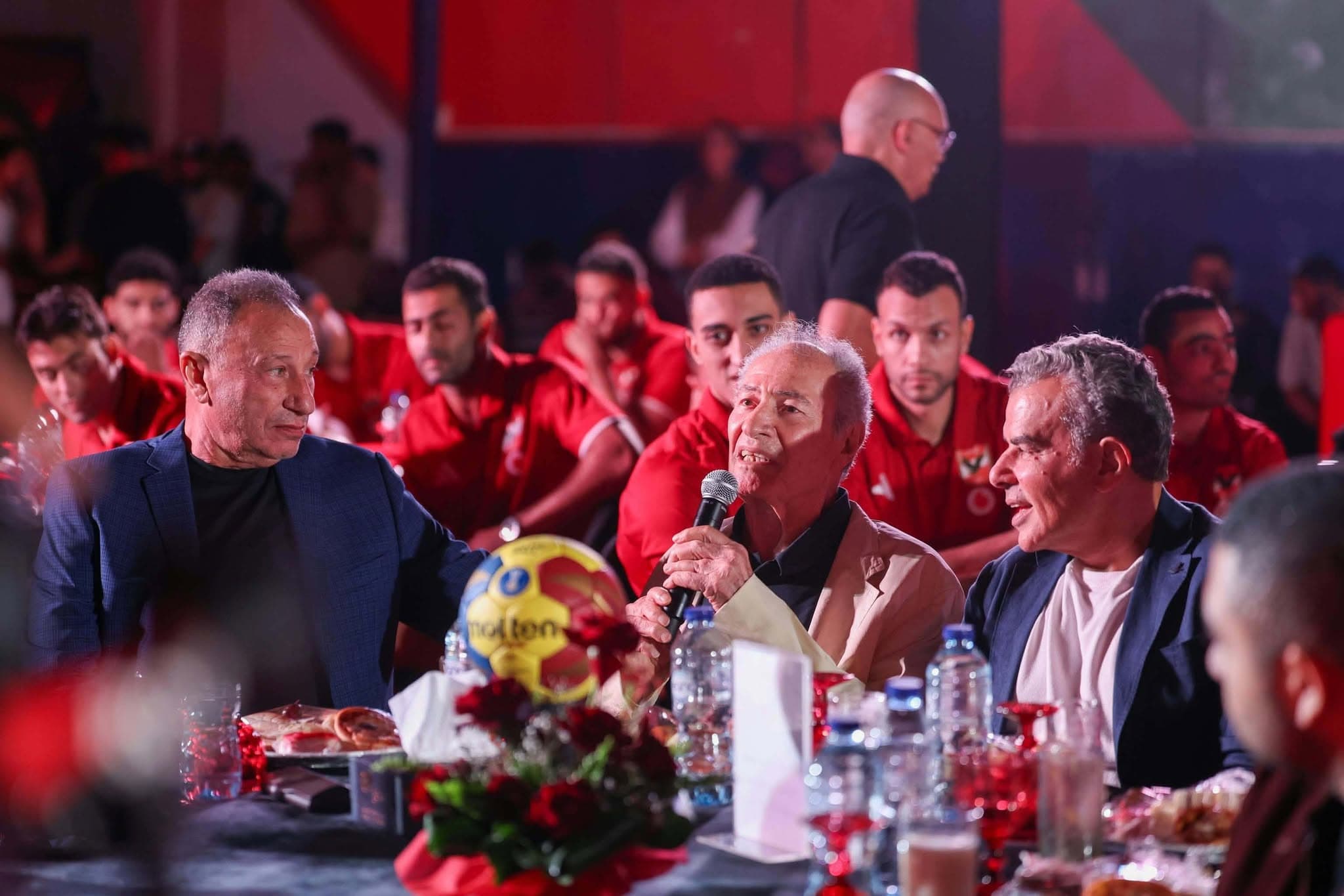 Hassan Mustafa commends Al Ahly Handball Teams