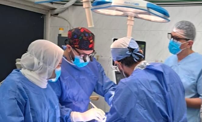 Child's kidney tumor removal at Tanta Oncology