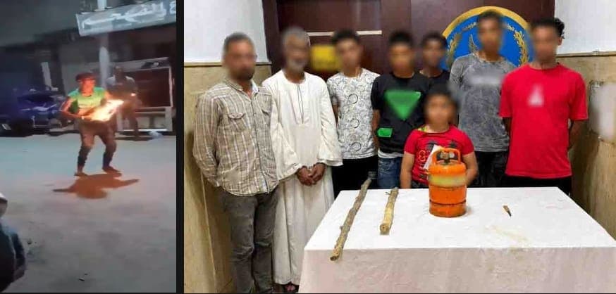 مشاجرة وإشعال نار بسبب خلافات الجيرة