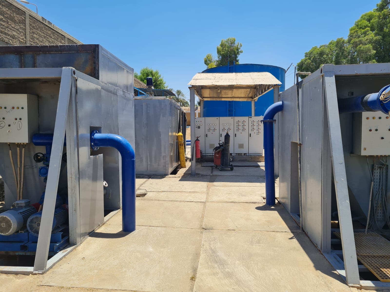 Water flow restored in Al-Qassasin after repair