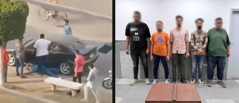 فيديو يظهر اعتداء على سائق في بورسعيد