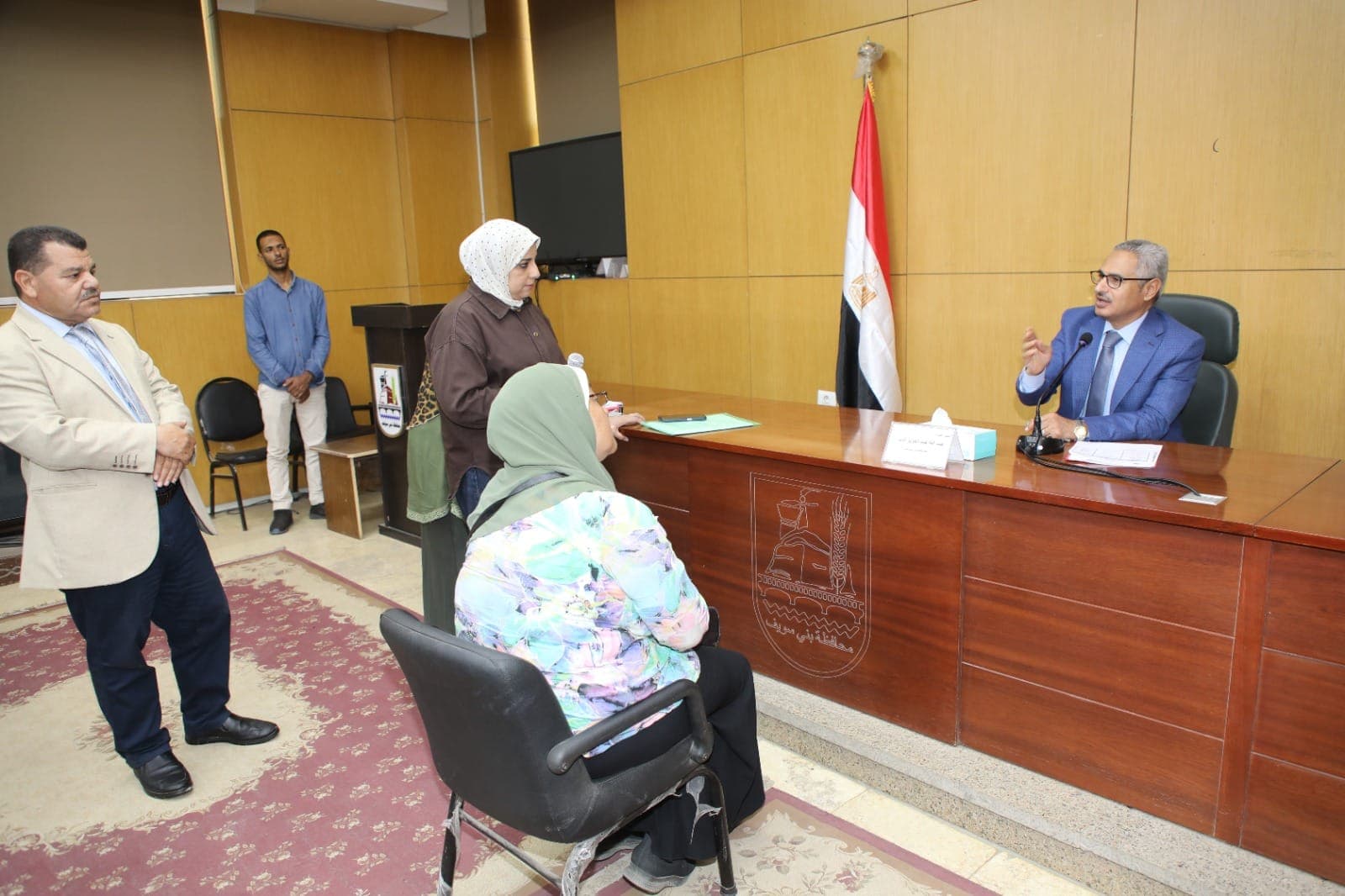 Beni Suef Governor Engages with Citizens