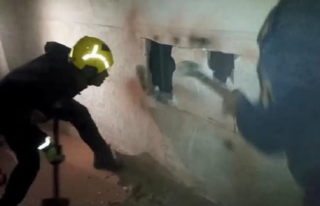 Elevator rescue in Alexandria