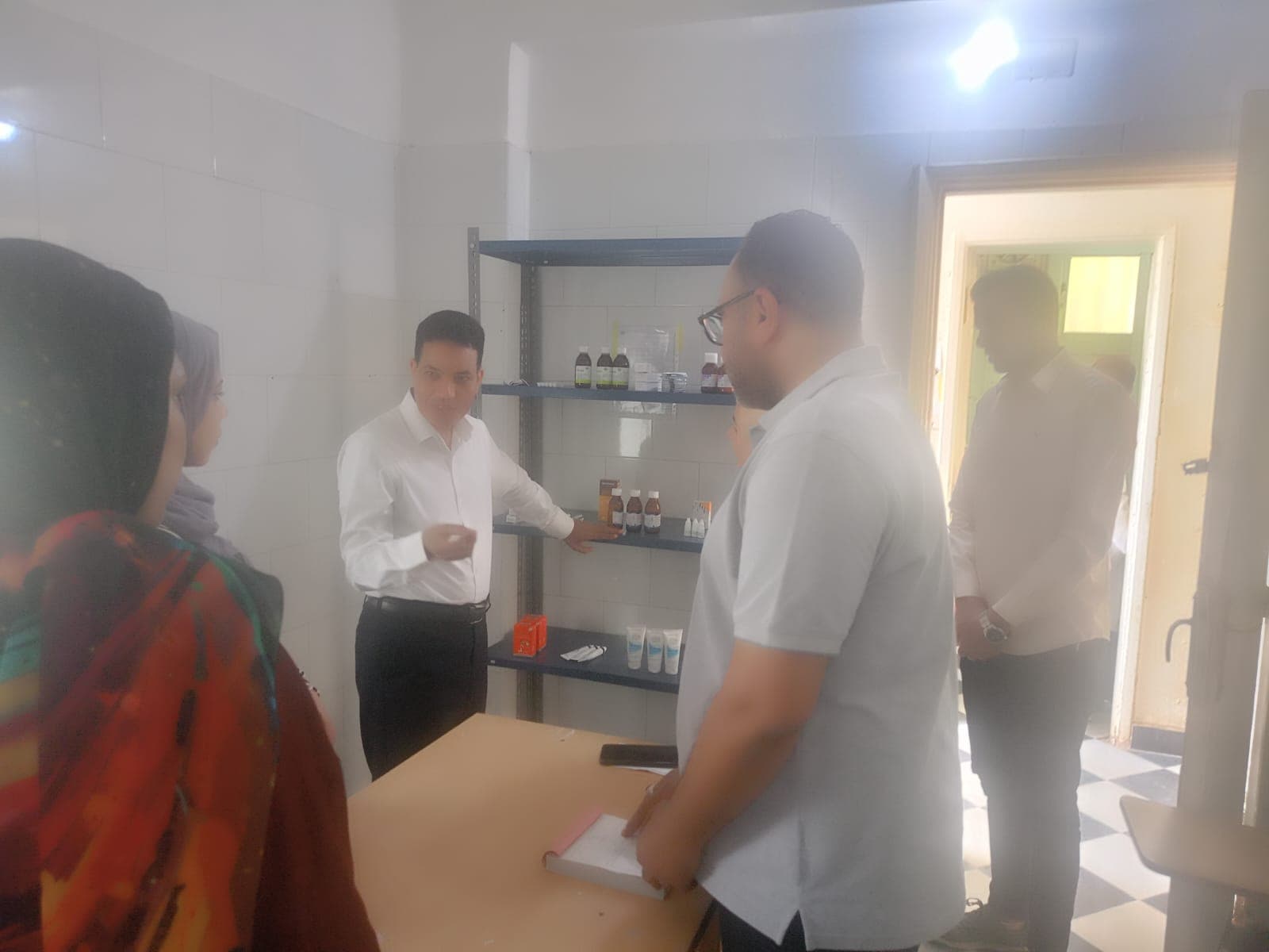 Luxor Health Official Inspects Mahamid Bahri Unit