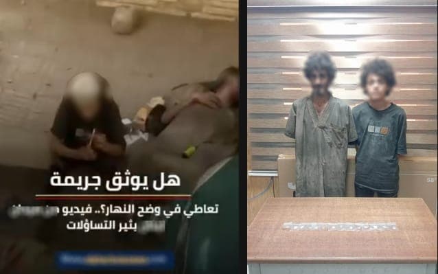 ضبط جامعي قمامة يتعاطى مخدرات في إمبابة