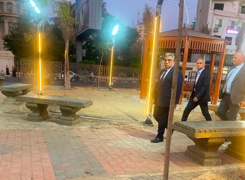 محافظ الدقهلية يفتتح حديقة كوكب الشرق