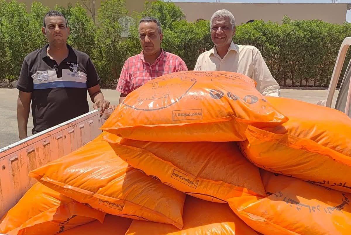 ضبط نصف طن أسمدة مدعمة بمحافظة الأقصر