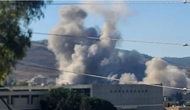 Israeli explosion amid drone flights in Lebanon