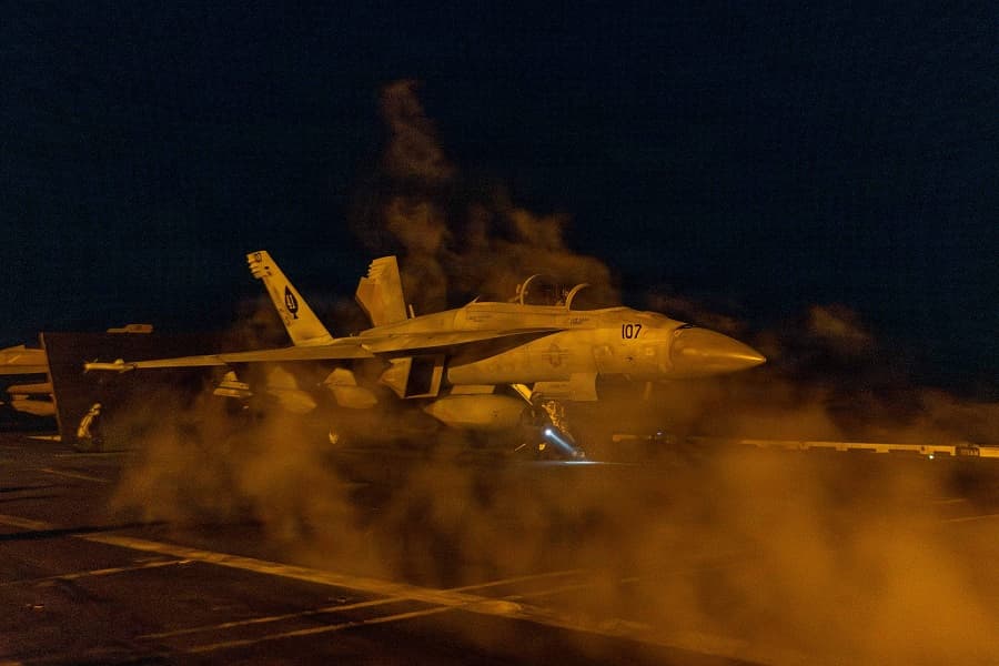 US military strikes target command and missile sites