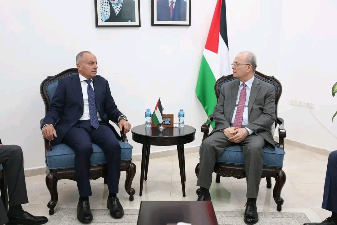 Egyptian envoy reviews Palestinian updates