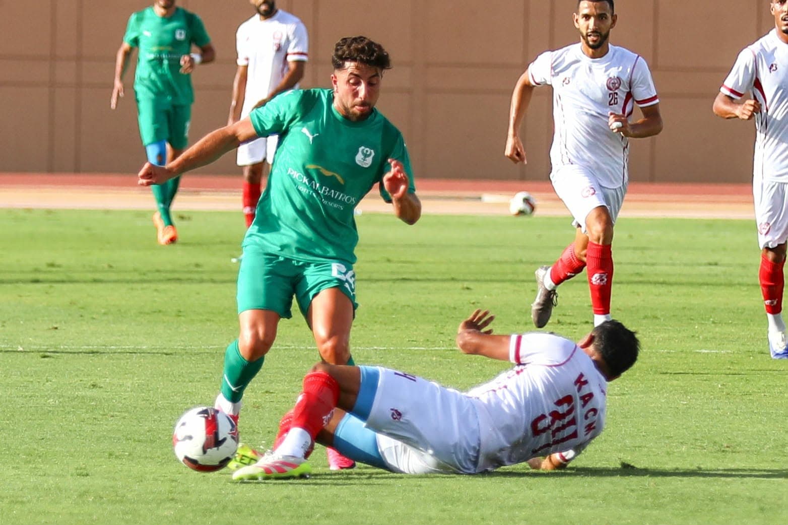 المصري يتغلب على الكوكب المراكشي بثلاثية وديا
