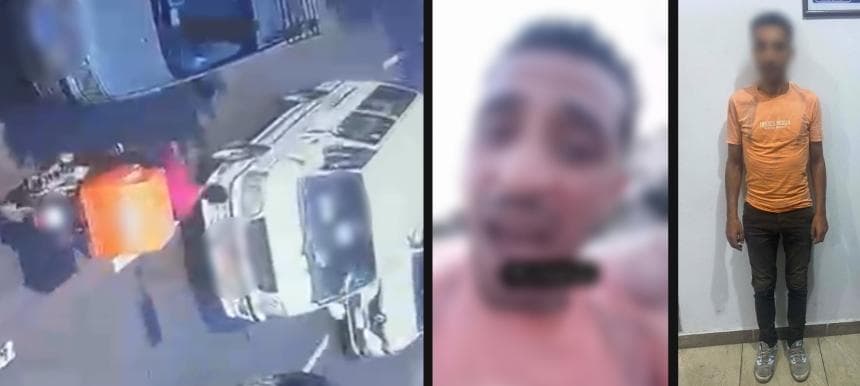 شاب يدعي تعدي ضابط مرور على دراجته بعد سحبه رخصته