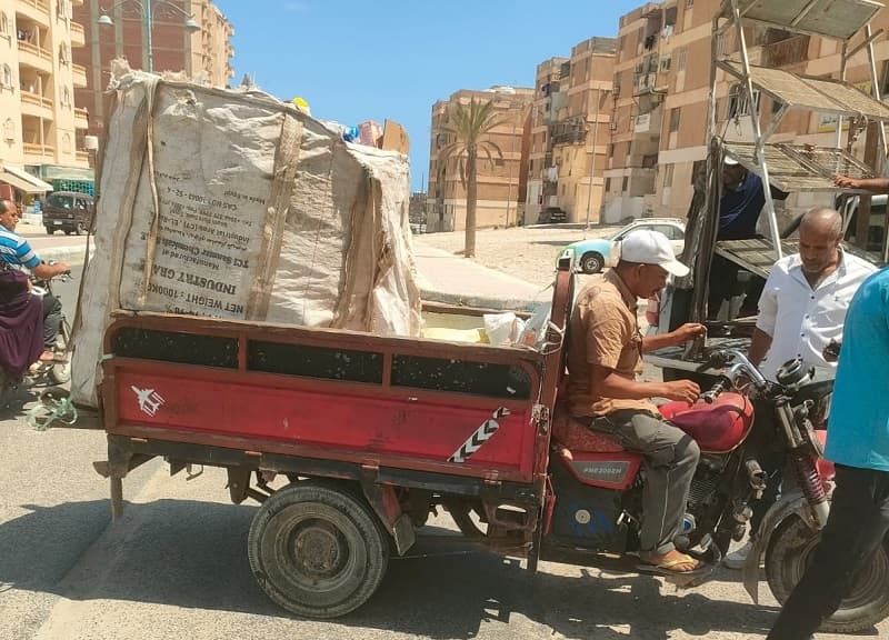 Illegal scrap metal and audio gear seized in Marsa Matruh