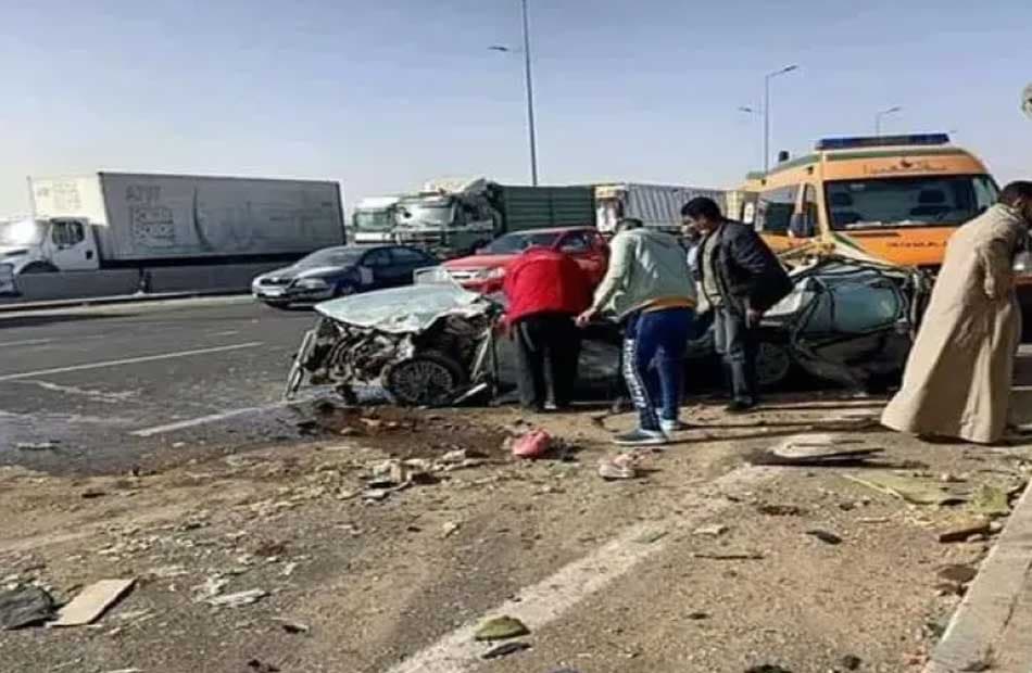 وفاة وإصابة في حادث على طريق العطواني بأدفو