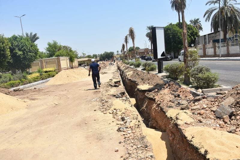 Luxor upgrades Karnak water line