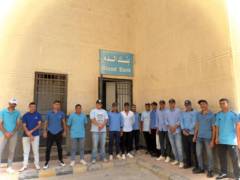 Kafr El-Sheikh students sustain blood drive