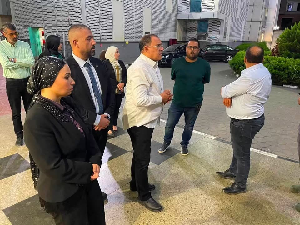Health Director Visits Al-Salam Hospital at Midnight