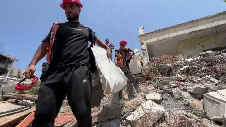 ضحايا غزة بين شهيد ومصاب